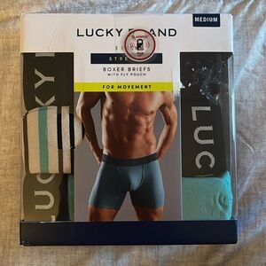 3 pack Brand New Lucky Brand Boxer Briefs